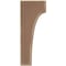 Ekena Millwork 1 3/4"W x 4"D x 10"H Clarksville Wood Vintage Decor Bracket, Weathered Brown BKTWD02X04X10CVBR - alternate 2